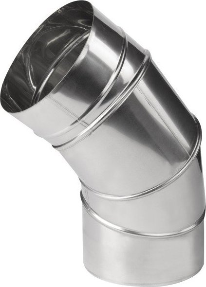 Master Kolanko spalinowe regulowane ze stali nierdzewnej Ø150mm