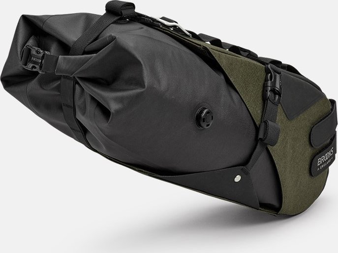 Brooks Torba podsiodłowa BROOKS SCAPE SEAT BAG, Mud Green, Pojemność 8L, Mocowanie na paskach, Wodoo...