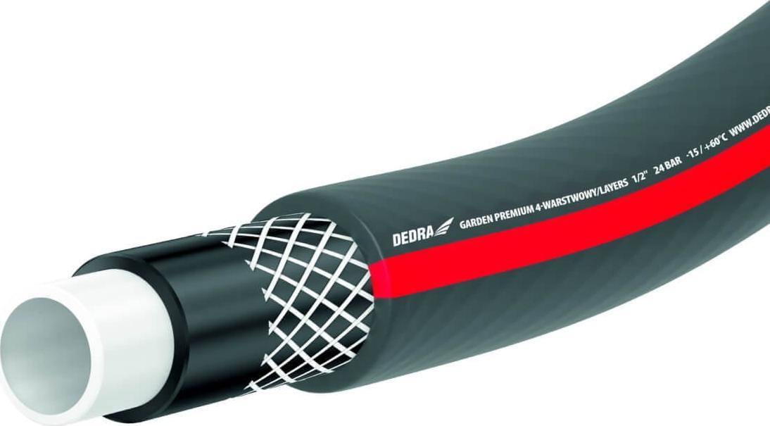 Dedra Wąż ogrodowy PREMIUM 3/4""x50m, 4 -warstwowy