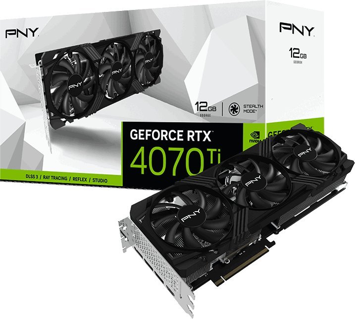 Zdjęcia - Karta graficzna PNY   GeForce RTX 4070 Ti Verto 12GB GDDR6X  (VCG4070T12TFXPB1)