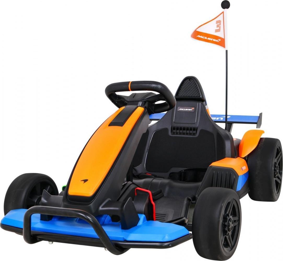 DWM POJAZD GOKART MCLAREN DRIFT POMARAŃCZOWY