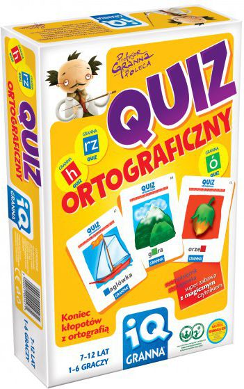 Granna IQ Gra Quiz Ortograficzny - 00147