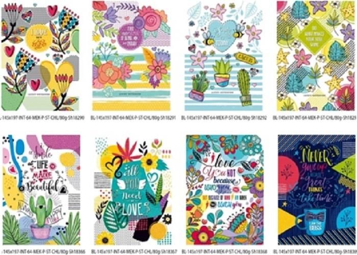 Fresh Notatnik ozdobny 145x197/64K gładki FRESH (328600)