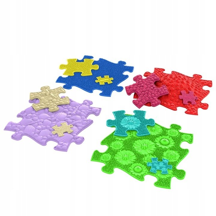 Askato Mata Sensoryczna Ortopedyczna Gra Taktyczna Zestaw 13w1 Puzzle Muffik / Mfk-070