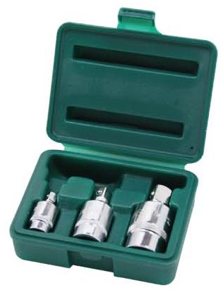 Jonnesway Zestaw przegubów kulistych 1/4" 3/8" 1/2" 3szt. (S15U43S)