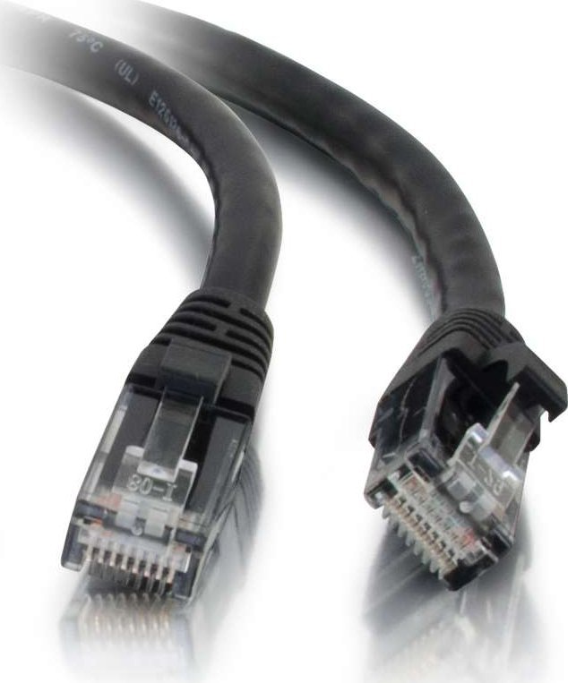 C2G Kabel / 1 m Mlded/Btd Black CAT5E PVC UTP PA