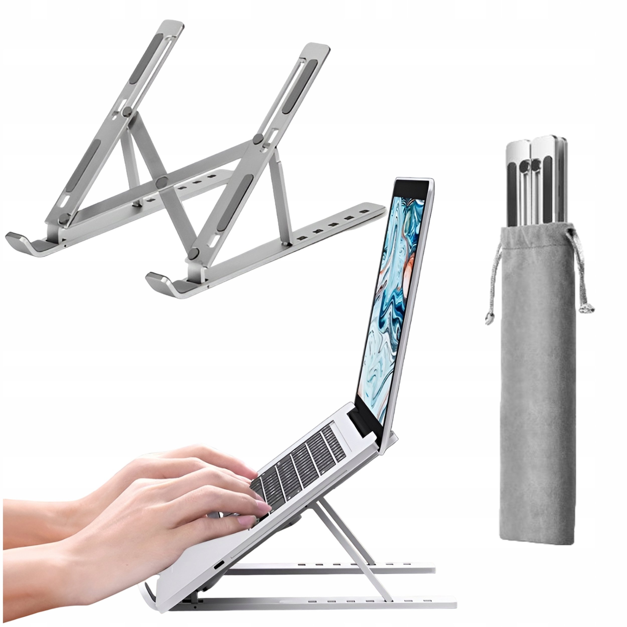 Podstawka pod laptop aluminiowa 13 cali