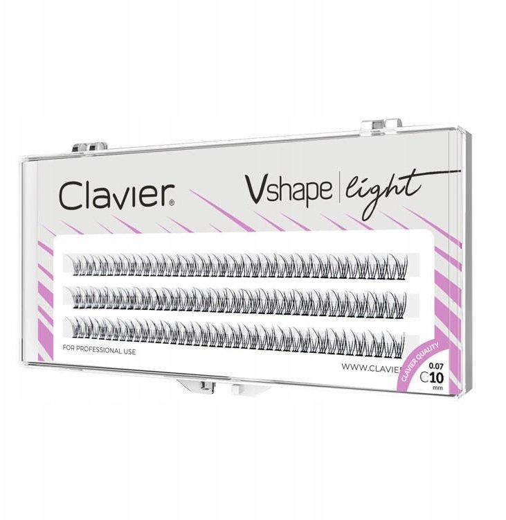 Clavier CLAVIER_V Shape Light kępki rzęs 10mm