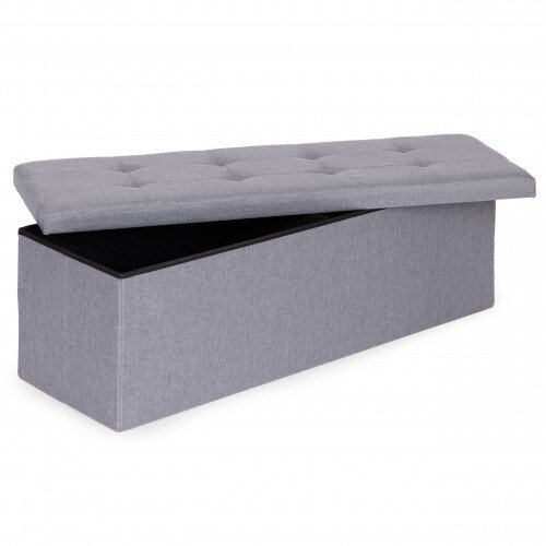 kontrast Pufa pikowana ModernHome z wbudowanym schowkiem