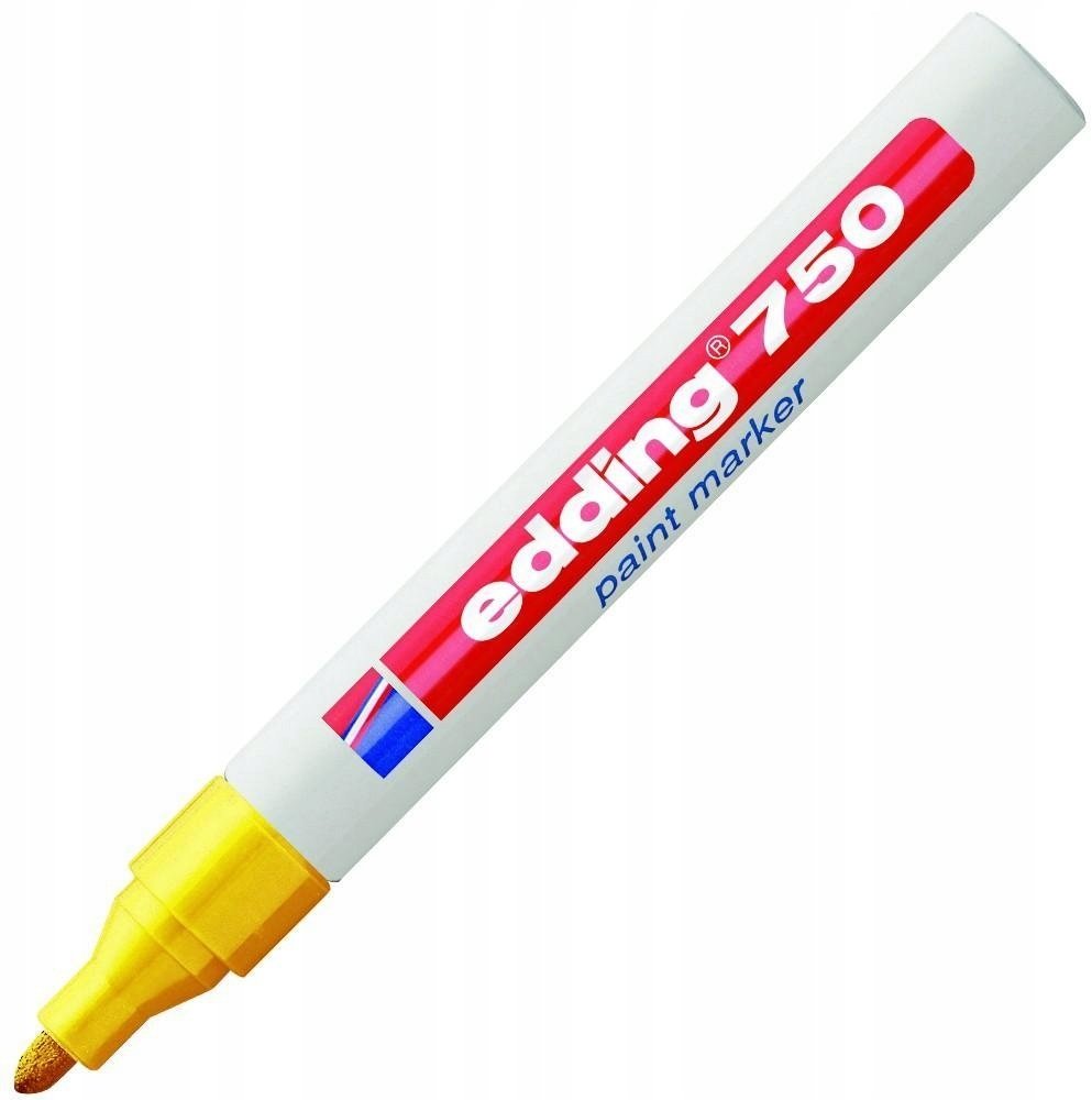 Edding 750 Paintmarker Yellow 2-4 mm - 10 pcs./pack (702001005)