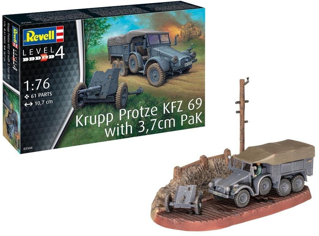 Revell Model Krupp Protze KFZ 69 with 3,7cm działo przeciwpancerne