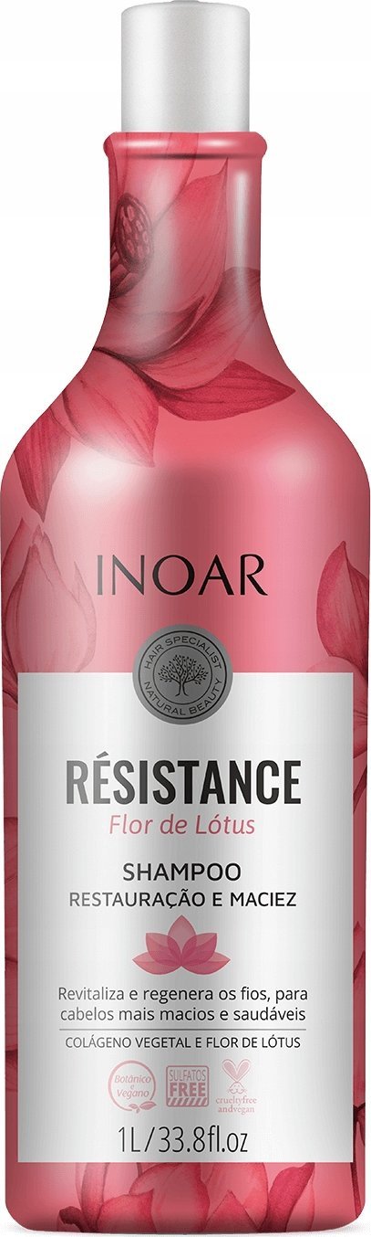 Inoar Resistance Lotus szampon do włosów osłabionych 1000ml