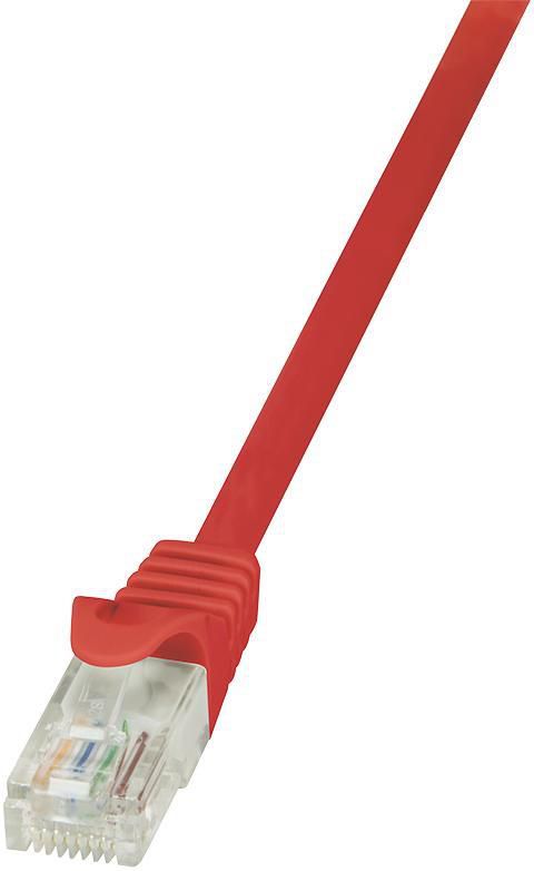 LogiLink Patchcord CAT 6 U/UTP EconLine, 1m, czerwony (CP2034U)