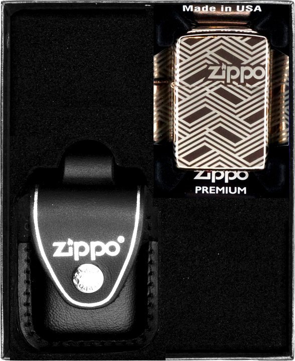 Zdjęcia - Zapalniczka Zippo Zestaw   ABSTRACT LASER DESIGN Prezentowy No3 