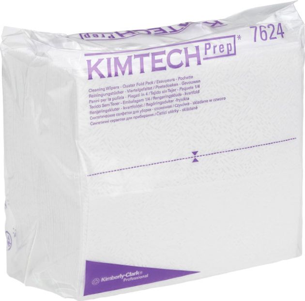 Kimberly-Clark Kimtech Pure ściereczki do czyszczenia składane Białe