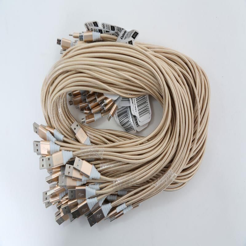 Kabel USB Omega USB-A - 1 m Złoty (OUFBB3MGL)