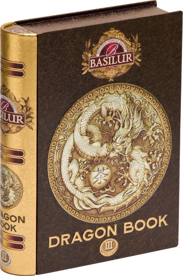 Basilur DRAGON TEA BOOK VOL. III herbata czarna OP liściasta - puszka 100 g