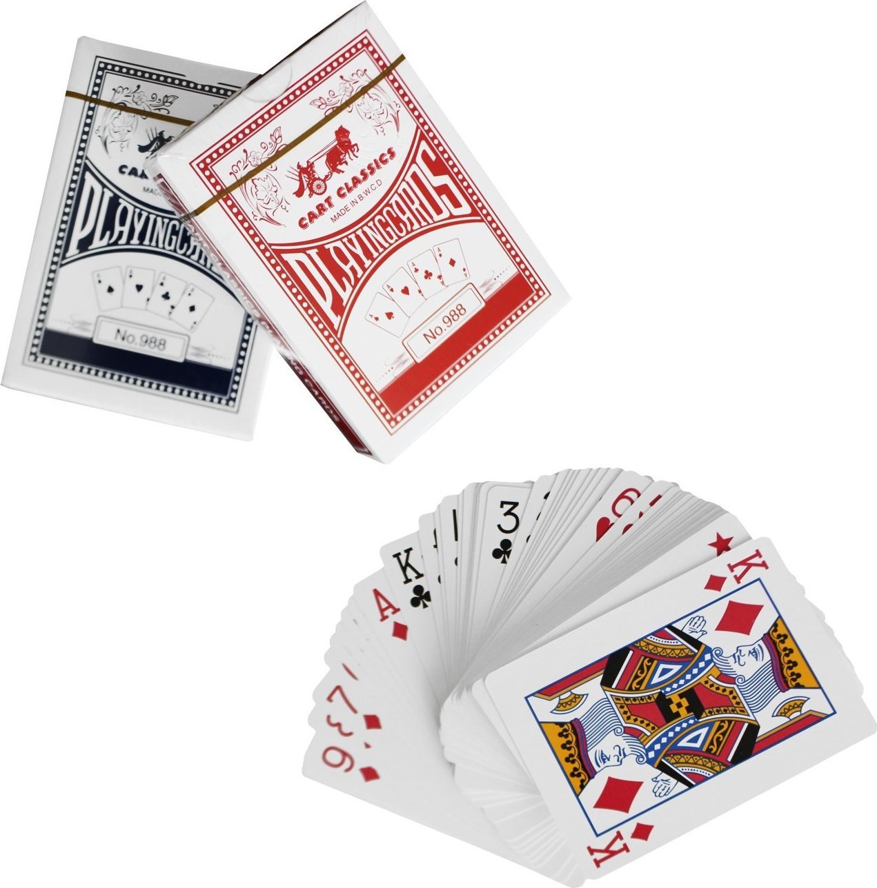 Master Karty do gry master - 2 zestawy Talia Poker Brydż