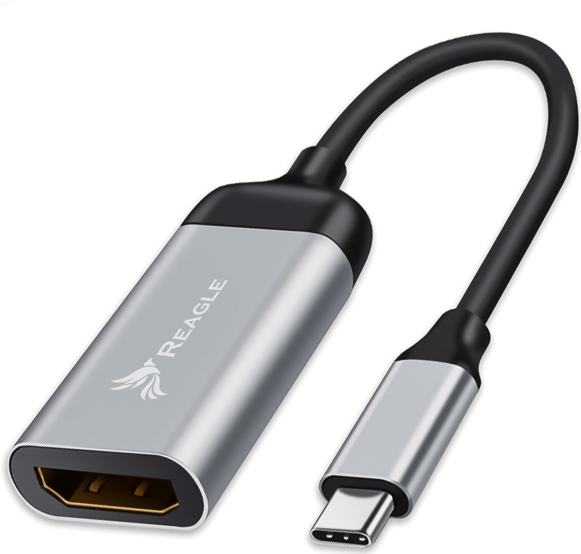 Adapter USB Reagle USB-C - HDMI Szary