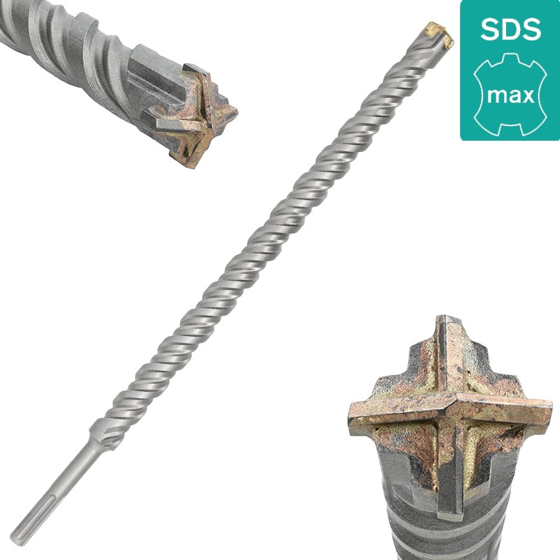 Wiertło Waart WAART Wiertło Do Betonu Mur Cegła 40x690mm SDS-MAX 4 Ostrza Widia