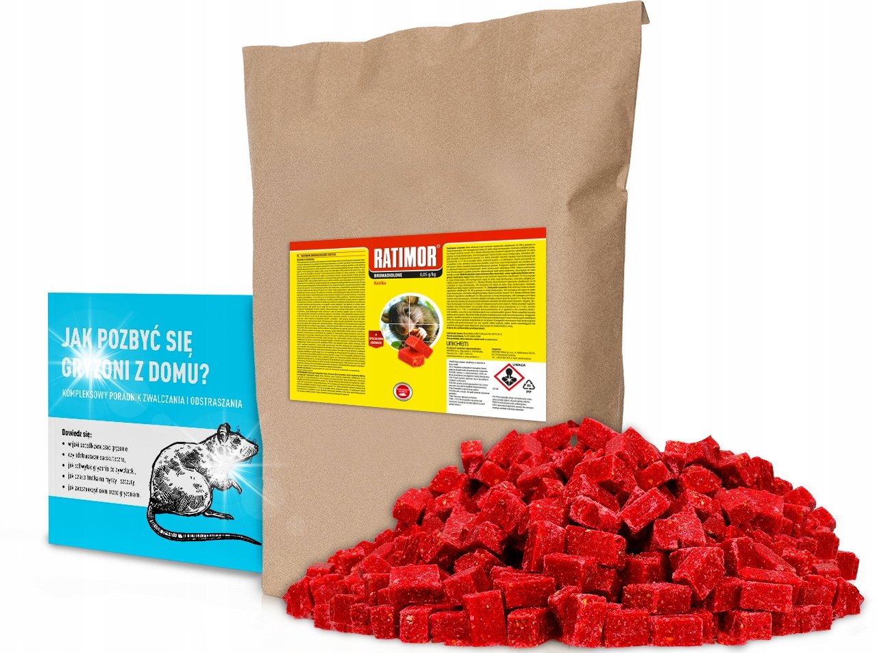 Ratimor 20KG TRUTKA KOSTKA TRUCIZNA SZCZURY MYSZY RATIMOR