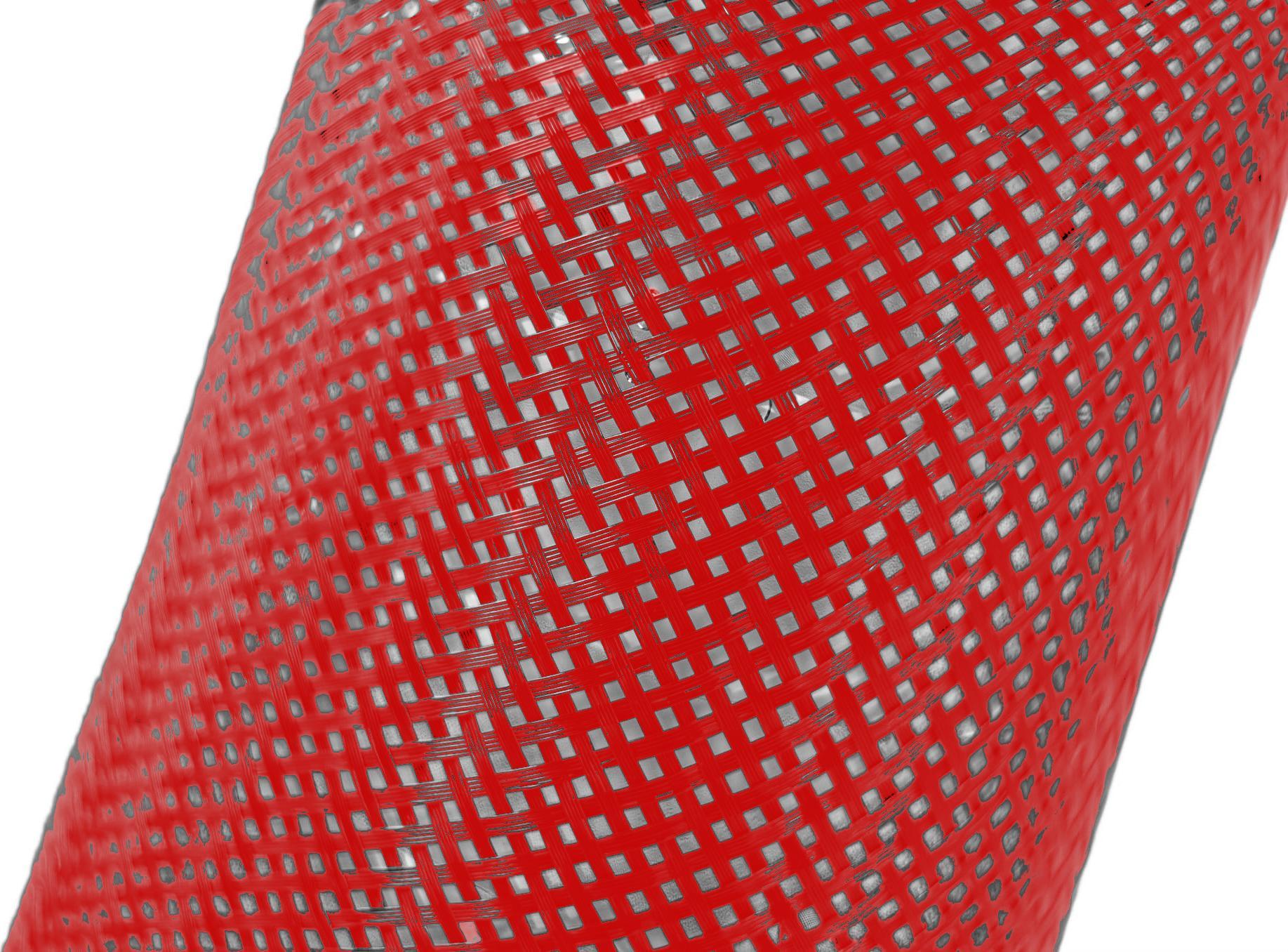 JDD TECH Oplot poliestrowy 64mm Czerwony (FR-064BK)