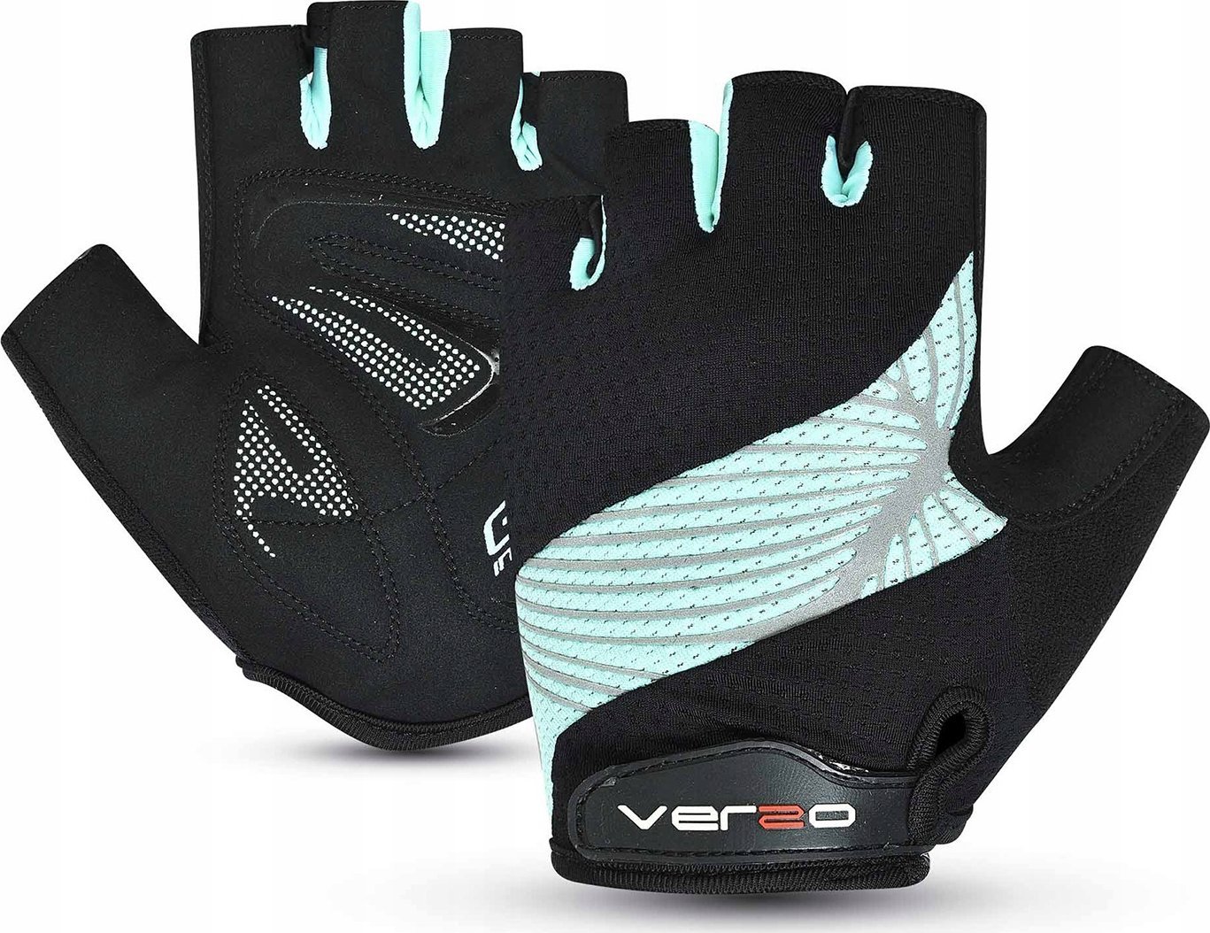Rękawiczki rower Verso damskie SB-01-3017-CC czarno-niebieskie XS