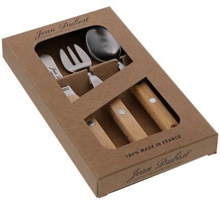 WMF Zestaw sztućców dla dzieci Bistrot - stal nierdzewna - 3 szt. - pudełko kraft / Jean Dubost