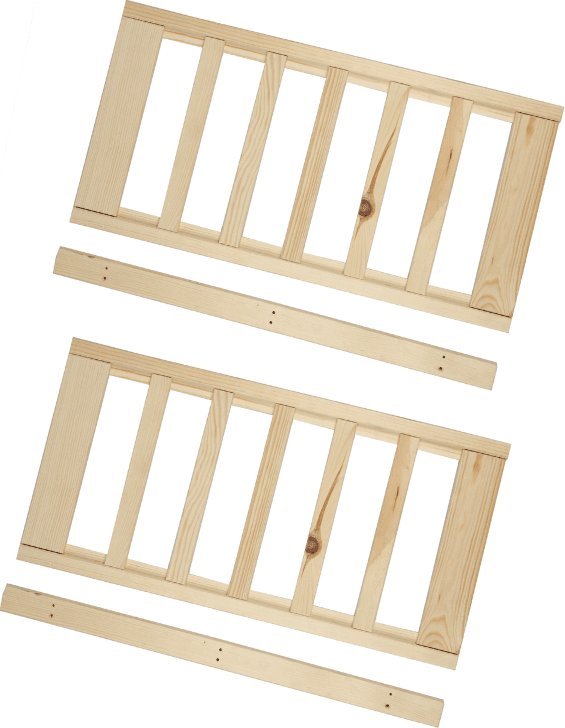 Wamar-Sosenka Półka 2 szt na skrzynki do regału drewnianego LSR 70x33cm Surowy