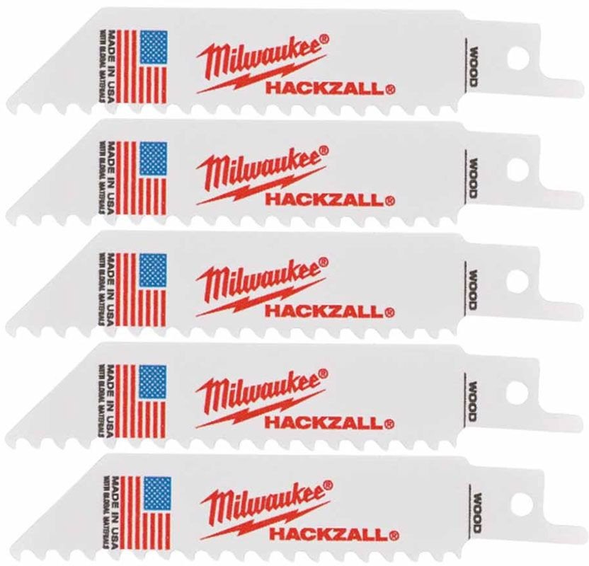Milwaukee MILWAUKEE BRZESZCZOT S HACKZALL 100mm/6T /5szt.