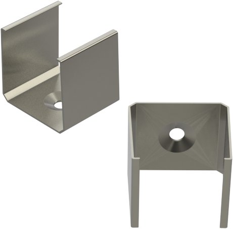 MPL Power Uchwyt metalowy do profilu GLS3 metal clip (5902135158197)