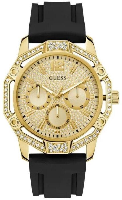 Zegarek Guess Zegarek męski Guess GW0954G2 CYRKONIE czarny