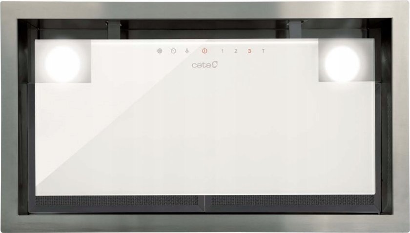 Okap Cata CATA | Hood | GC DUAL A 75 XGWH | Canopy | Energy efficiency class A | Plotis 79.2 cm | 820 m³/h | Touch control | LED | Baltas glass