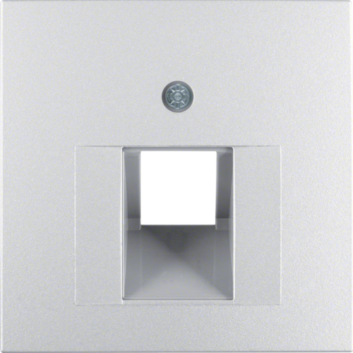 Hager Płytka czołowa do gniazda przyłączeniowego UAE 1-kr (14071404)