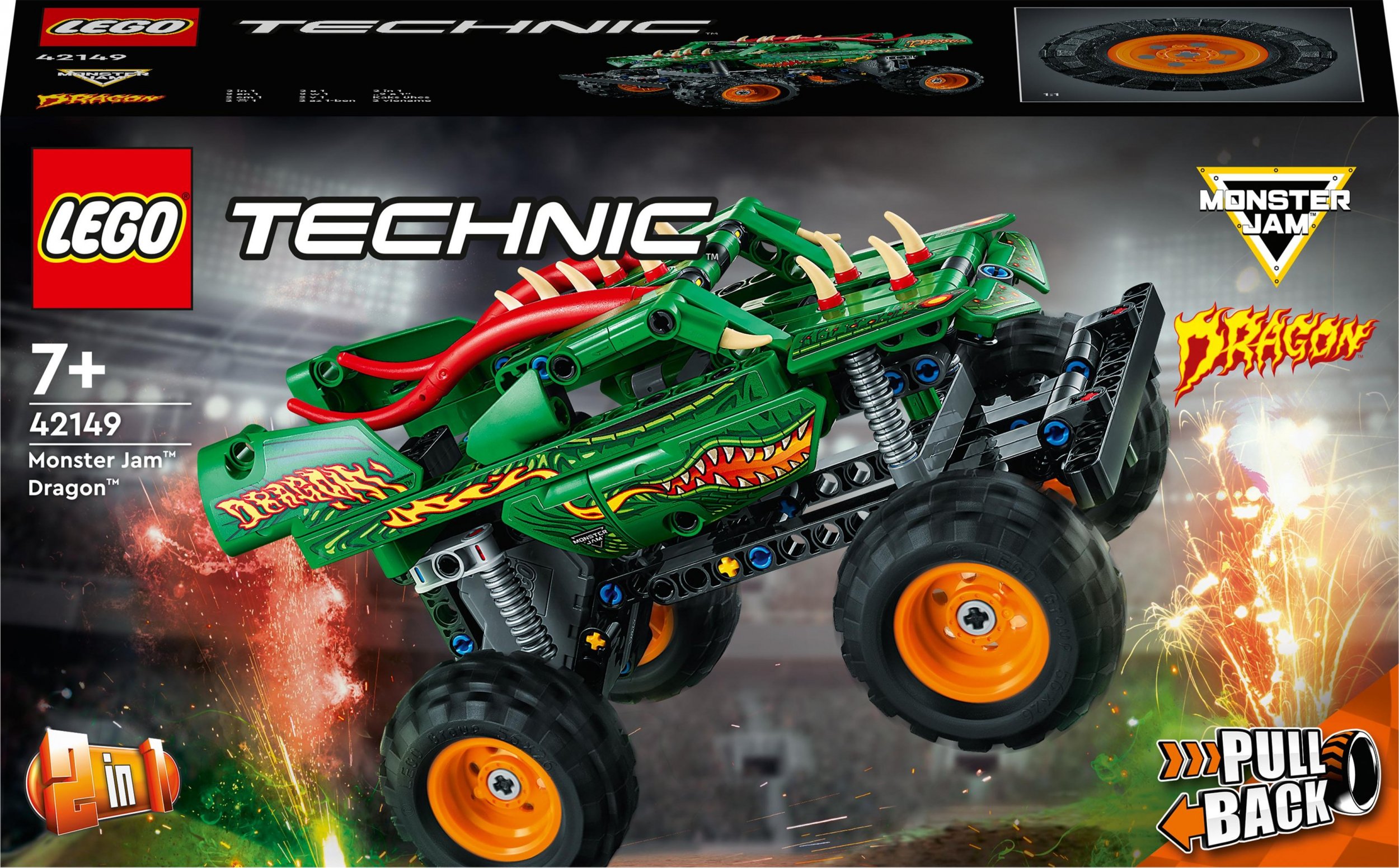 LEGO Technic Monster Jam™ Dragon™ (42149)
