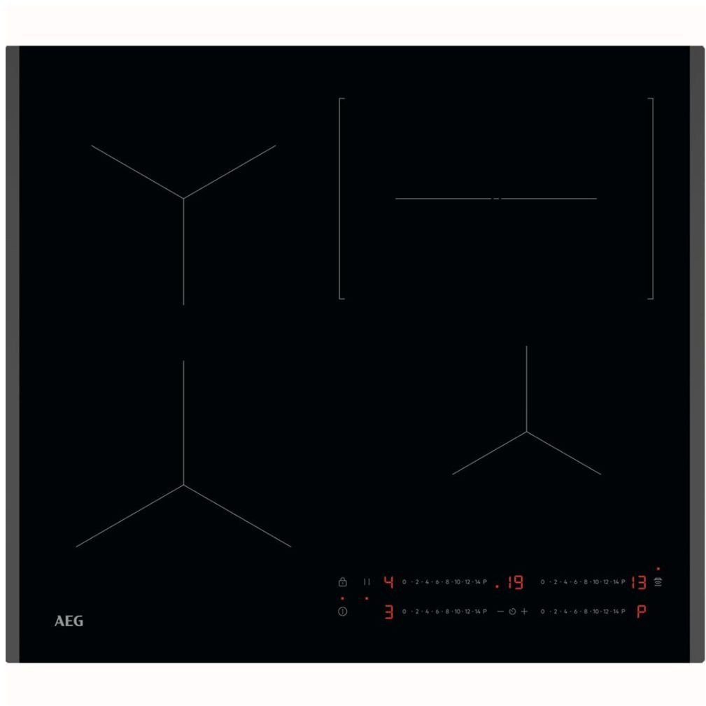 Płyta grzewcza AEG 5000 Series Hob2Hood szerokość 59 cm czarny do zabudowy płyta indukcyjna TO64IC0SFB (7333394076003)