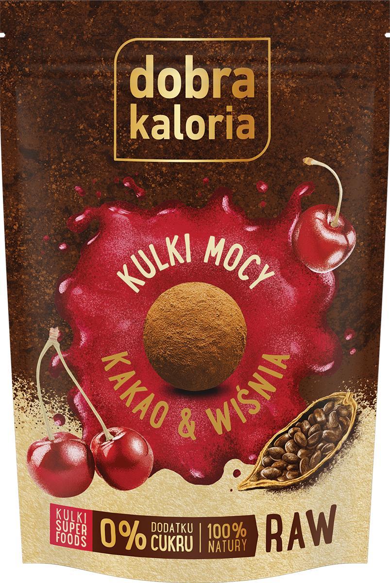 KUBARA Ciasteczka-kulki mocy Kakao&Wiśnia 58 g