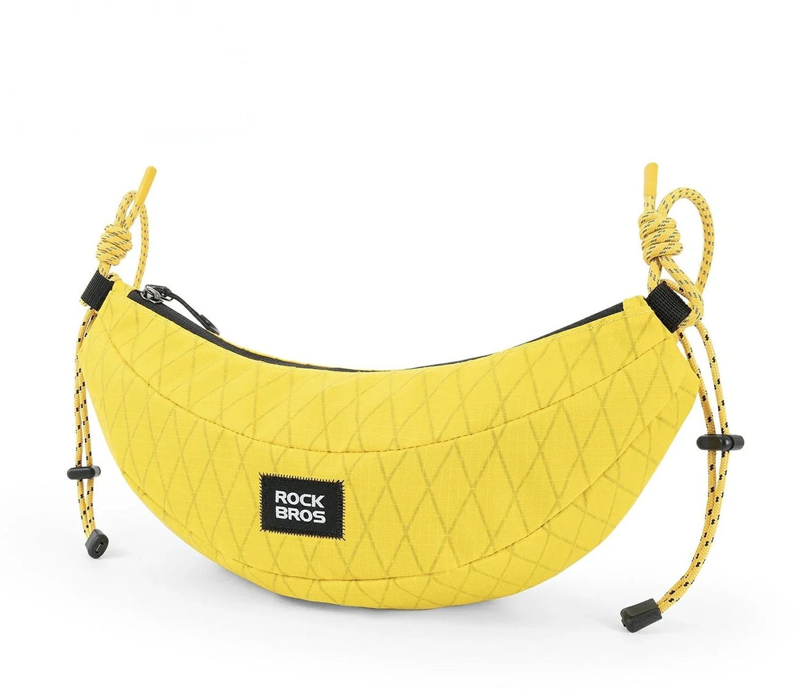 RockBros Torba rowerowa H74 na kierownicę lub ramię typu banan 1,8 l - żółta (5907769391408)