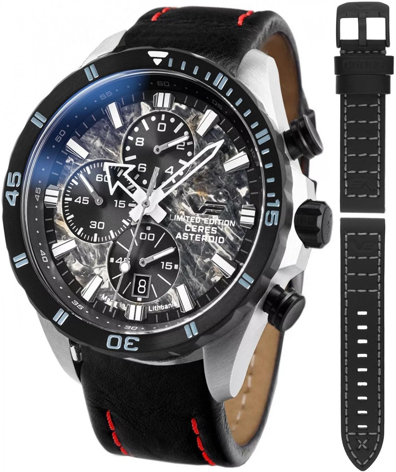 Zegarek Vostok Europe Zegarek męski Vostok Europe 6S10-320E693LBR czarny