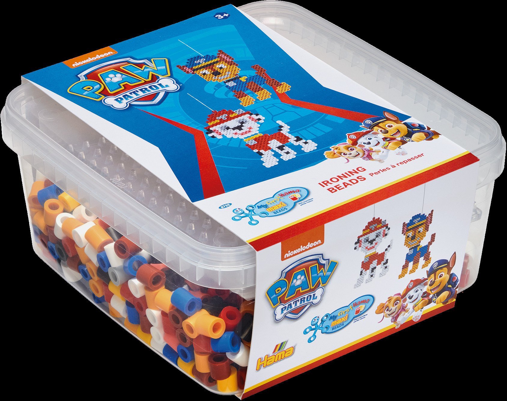 Revell Hama maxi Paw Patrol koraliki i tablica do koralików w wiaderku