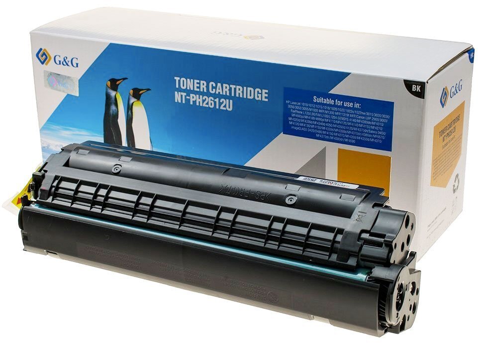 Toner G&G Zestaw 2 sztuk Toner kompatybilny HP Q2612AD/ Canon FX-10/703