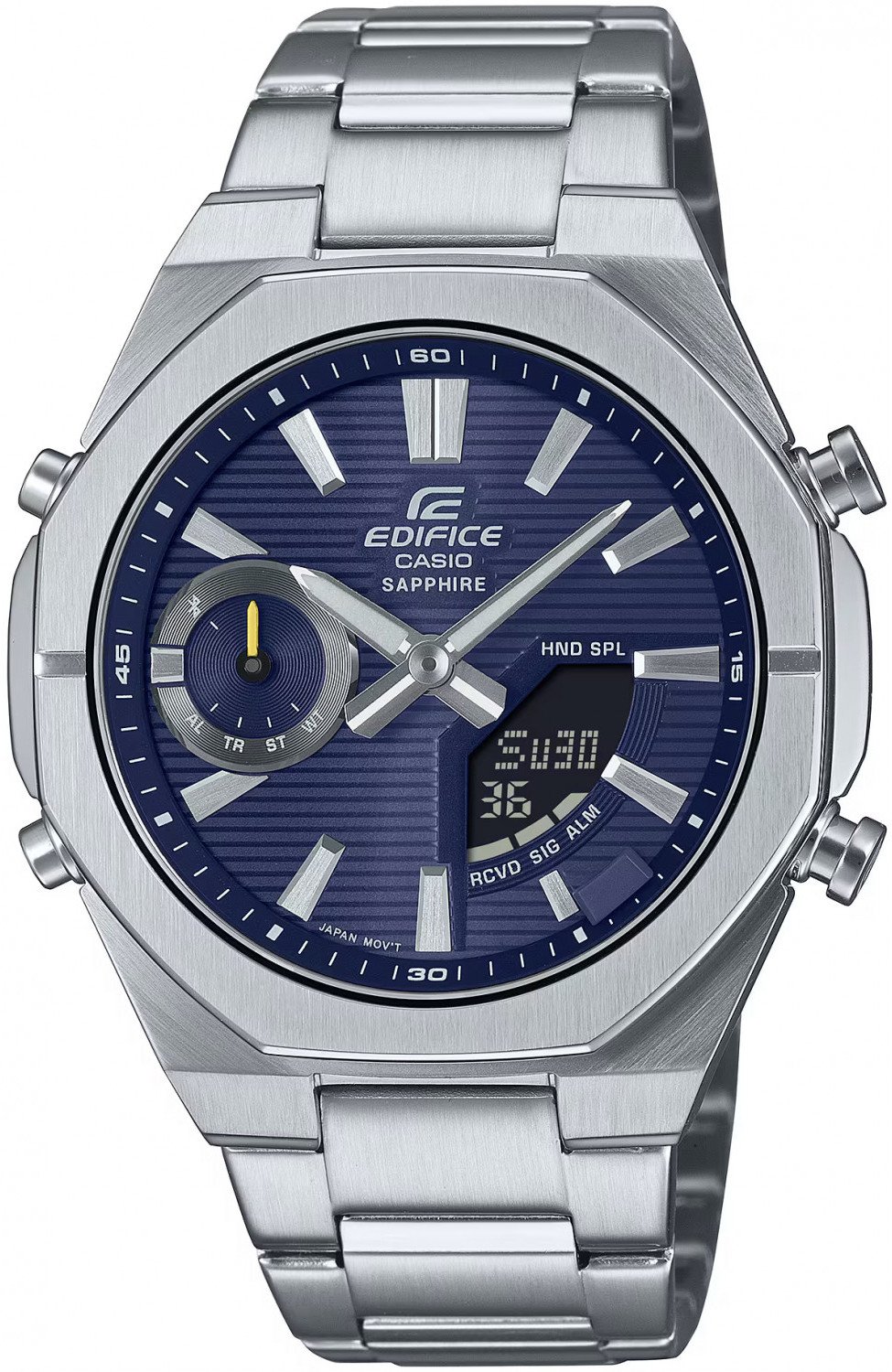 Zegarek EDIFICE Casio Edifice ECB-S10D-2AEF BLUETOOTH100m srebrny