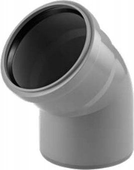 Magnaplast Kolano kanalizacji wewnętrznej PP 50/22 HTB szare