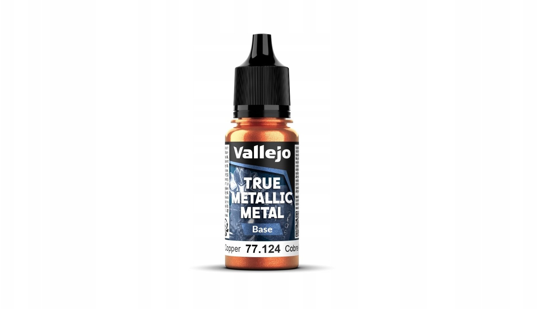 Vallejo Vallejo: 77.124 - True Metallic Metal - Base - Ancient Copper (18 ml)