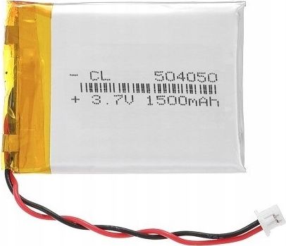 Liter Energy Battery Akumulator Li-Poly 1500mAh 3.7V JST 504050