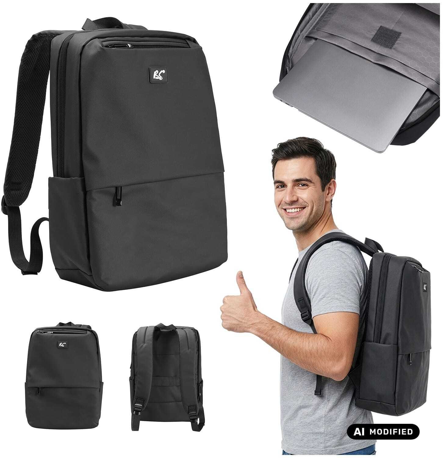 Torba NanoRS Plecak na laptopa , 15,6", czarny, 41*29*4, wodoodporny RS202 B