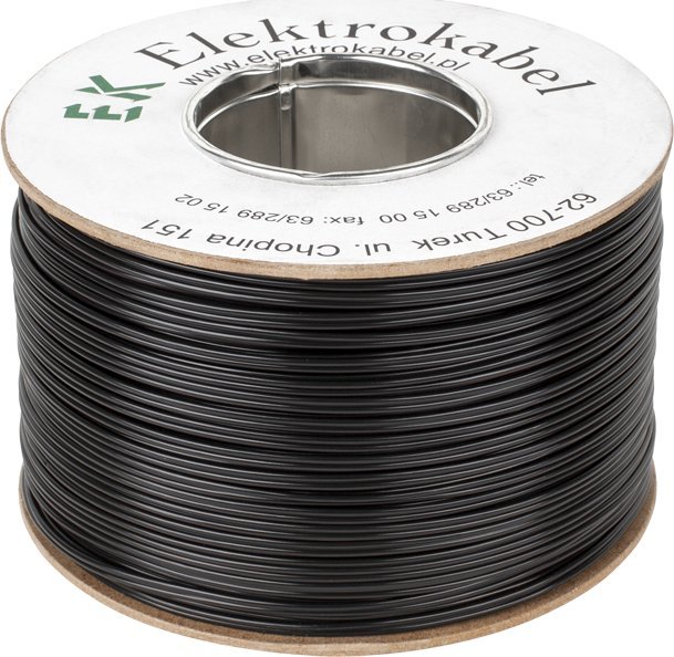 LP Kabel głośnikowy SMYp 2 x 0,75mm czarny 100m