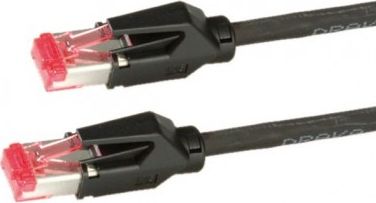 Draka DRAKA Patchcord S/FTP Kat.6 H czarny 0.5m