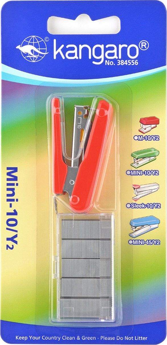 Zszywacz Kangaro ZSZYWACZ KANGARO MINI-10/Y2 CZERWONY KAM10Y2-04