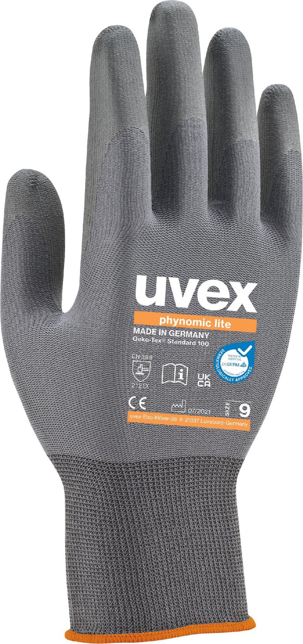 Zdjęcia - Artykuły BHP UVEX phynomic lite safety glove size 7 